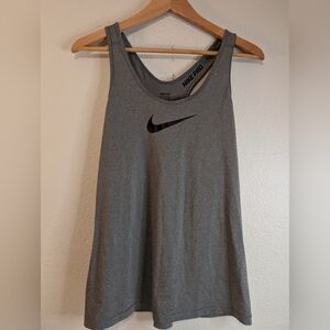 Nike Gray Racerback Dri fit Tank Size XL
